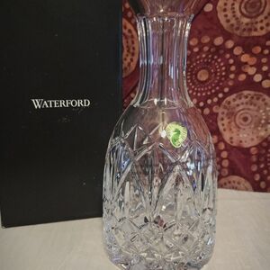 Waterford Lead Crystal Brunswick Carafe Decanter 22oz Made In Slovenia